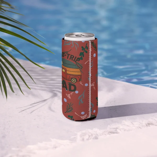 Road-Trip Dad Can Cooler – Retro Pickup Adventure Style