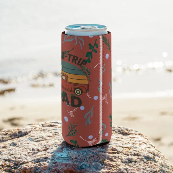 Road-Trip Dad Can Cooler – Retro Pickup Adventure Style