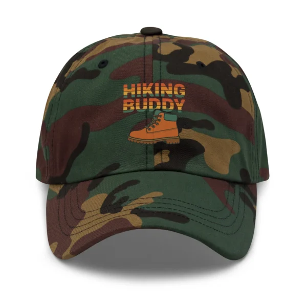 Hiking Buddy Classic Dad Hat – Retro Outdoor Adventure Cap
