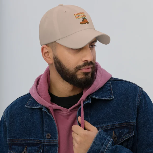Hiking Buddy Classic Dad Hat – Retro Outdoor Adventure Cap