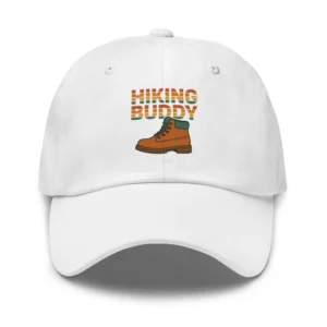 Hiking Buddy Classic Dad Hat – Retro Outdoor Adventure Cap