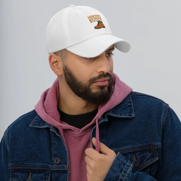 Hiking Buddy Classic Dad Hat – Retro Outdoor Adventure Cap