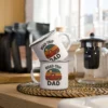 Road-Trip Dad Enamel Mug – Retro Adventure Coffee Cup