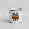Road-Trip Dad Enamel Mug – Retro Adventure Coffee Cup
