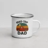 Road-Trip Dad Enamel Mug – Retro Adventure Coffee Cup
