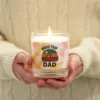 Road-Trip Dad Glass Jar Candle – Rustic Travel Decor