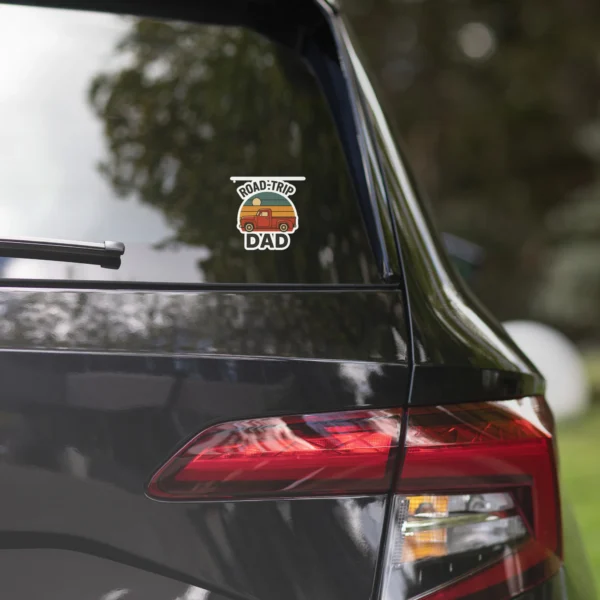 Road-Trip Dad Kiss-Cut Sticker – Vintage Truck Vibes