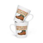 Hiking Buddy Latte Mug - Outdoor Adventure Coffee Mug