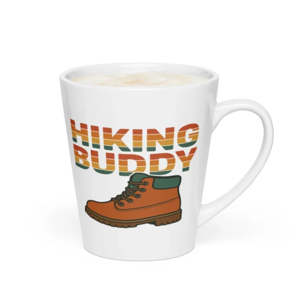 Hiking Buddy Latte Mug - Outdoor Adventure Coffee Mug