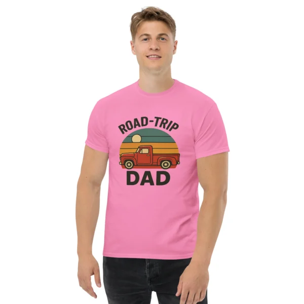 Road-Trip Dad Classic Tee – Vintage Sunset Dad Shirt