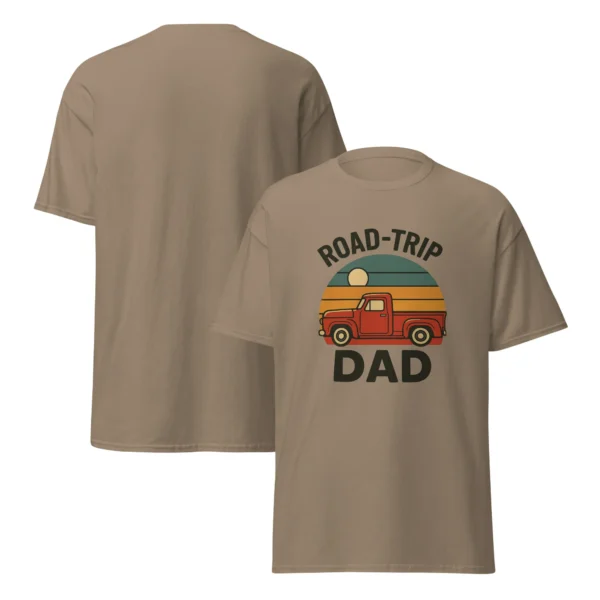 Road-Trip Dad Classic Tee – Vintage Sunset Dad Shirt