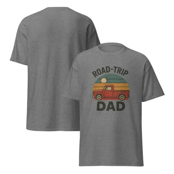 Road-Trip Dad Classic Tee – Vintage Sunset Dad Shirt