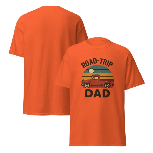 Road-Trip Dad Classic Tee – Vintage Sunset Dad Shirt