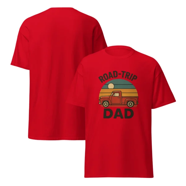 Road-Trip Dad Classic Tee – Vintage Sunset Dad Shirt