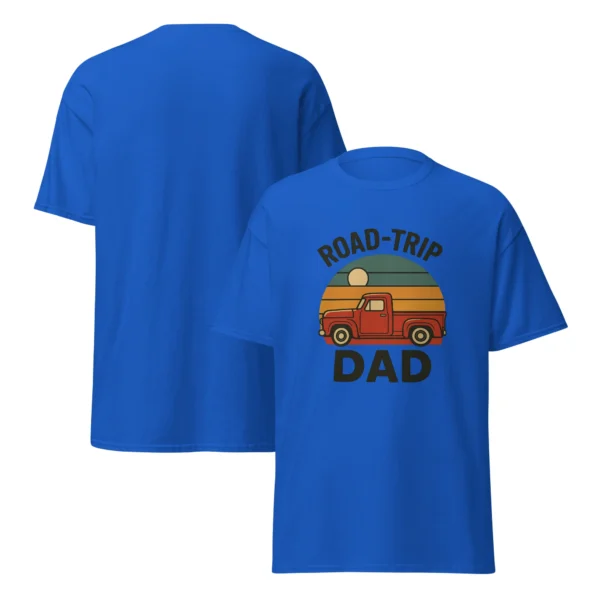 Road-Trip Dad Classic Tee – Vintage Sunset Dad Shirt