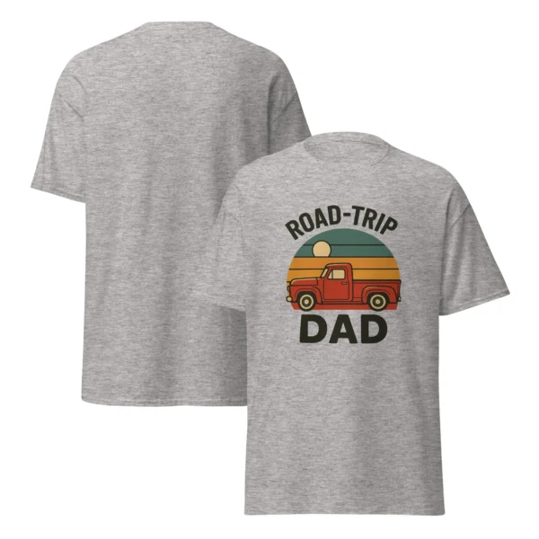 Road-Trip Dad Classic Tee – Vintage Sunset Dad Shirt