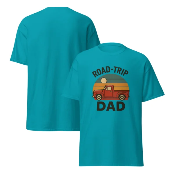Road-Trip Dad Classic Tee – Vintage Sunset Dad Shirt