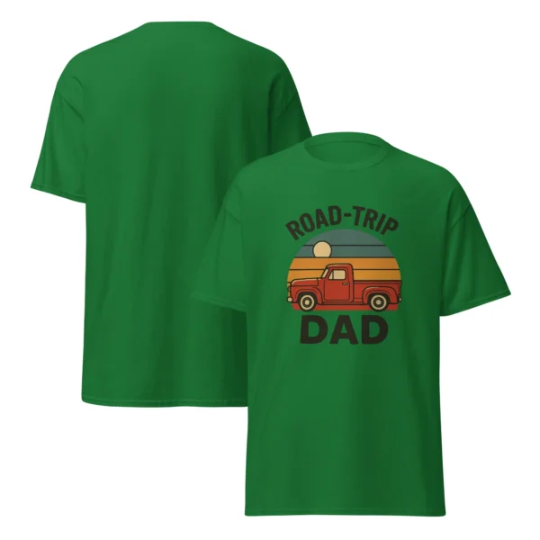 Road-Trip Dad Classic Tee – Vintage Sunset Dad Shirt