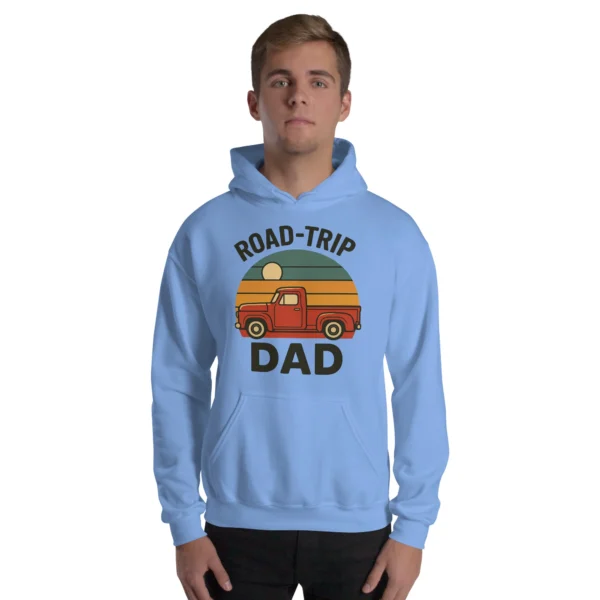 Road-Trip Dad Adventure Hoodie - Vintage Pickup Hoodie