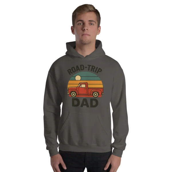 Road-Trip Dad Adventure Hoodie - Vintage Pickup Hoodie