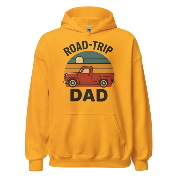 Road-Trip Dad Adventure Hoodie - Vintage Pickup Hoodie
