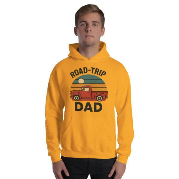 Road-Trip Dad Adventure Hoodie - Vintage Pickup Hoodie