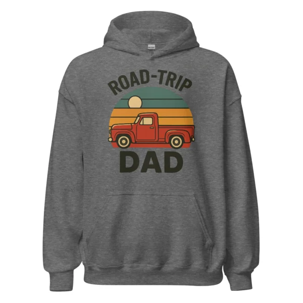 Road-Trip Dad Adventure Hoodie - Vintage Pickup Hoodie