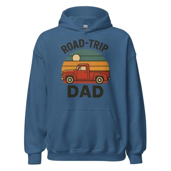 Road-Trip Dad Adventure Hoodie - Vintage Pickup Hoodie
