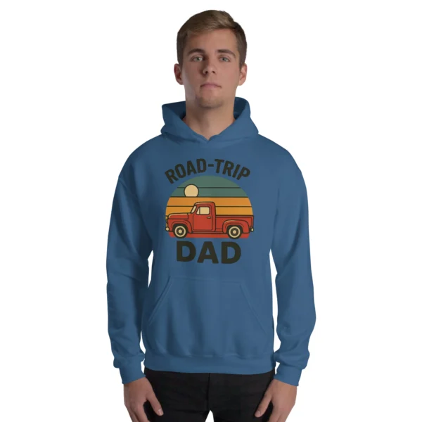 Road-Trip Dad Adventure Hoodie - Vintage Pickup Hoodie