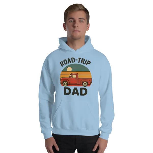 Road-Trip Dad Adventure Hoodie - Vintage Pickup Hoodie