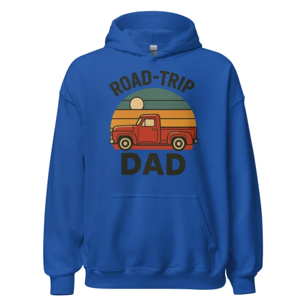 Road-Trip Dad Adventure Hoodie - Vintage Pickup Hoodie