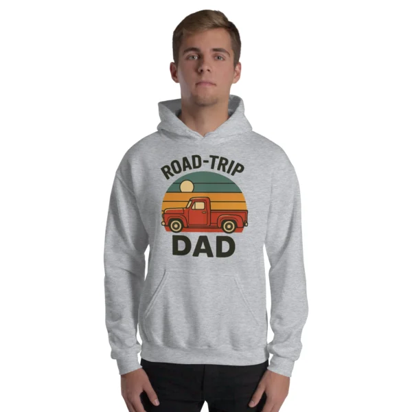 Road-Trip Dad Adventure Hoodie - Vintage Pickup Hoodie