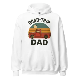 Road-Trip Dad Adventure Hoodie - Vintage Pickup Hoodie