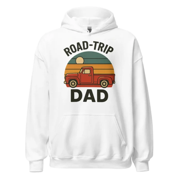 Road-Trip Dad Adventure Hoodie - Vintage Pickup Hoodie