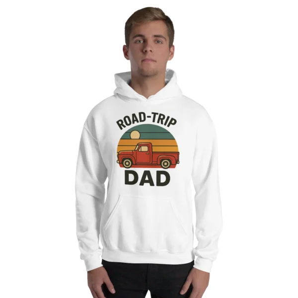 Road-Trip Dad Adventure Hoodie - Vintage Pickup Hoodie