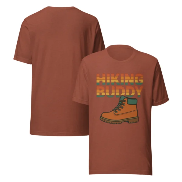 Hiking Buddy Retro T-shirt - Nature Lover Shirt