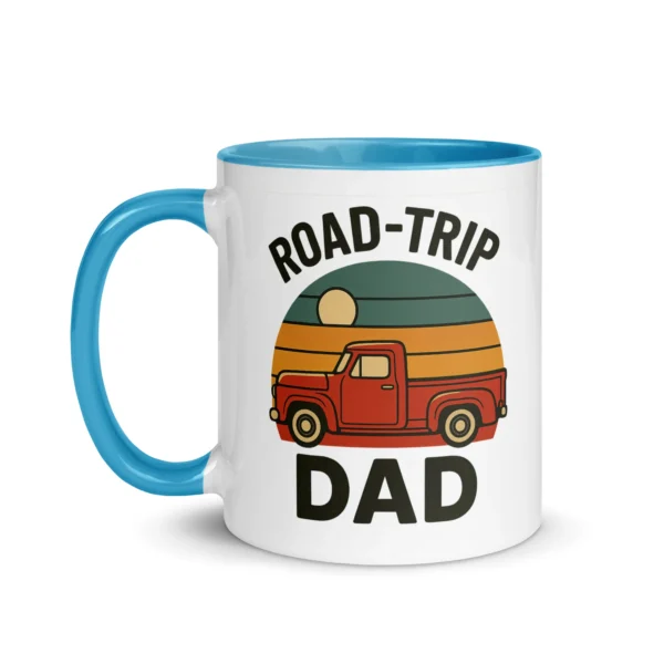 Road-Trip Dad Color Accent Mug – Adventure Dad Coffee Mug
