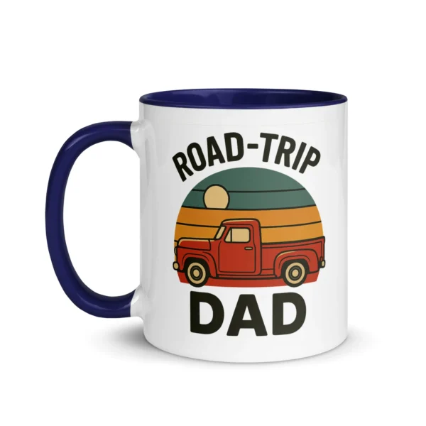 Road-Trip Dad Color Accent Mug – Adventure Dad Coffee Mug