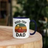 Road-Trip Dad Color Accent Mug – Adventure Dad Coffee Mug