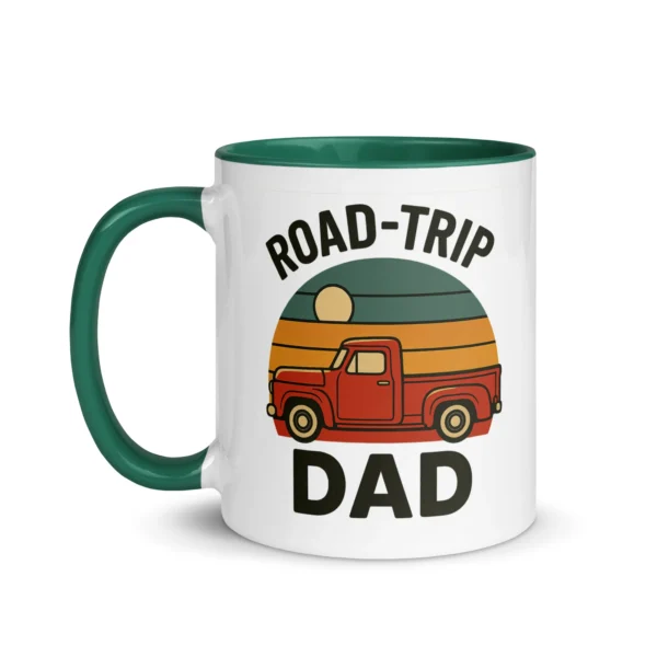 Road-Trip Dad Color Accent Mug – Adventure Dad Coffee Mug