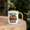 Road-Trip Dad Color Accent Mug – Adventure Dad Coffee Mug