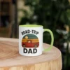 Road-Trip Dad Color Accent Mug – Adventure Dad Coffee Mug