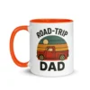 Road-Trip Dad Color Accent Mug – Adventure Dad Coffee Mug