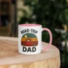 Road-Trip Dad Color Accent Mug – Adventure Dad Coffee Mug