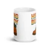 Hiking Buddy White Glossy Mug – Adventure in Every Sip
