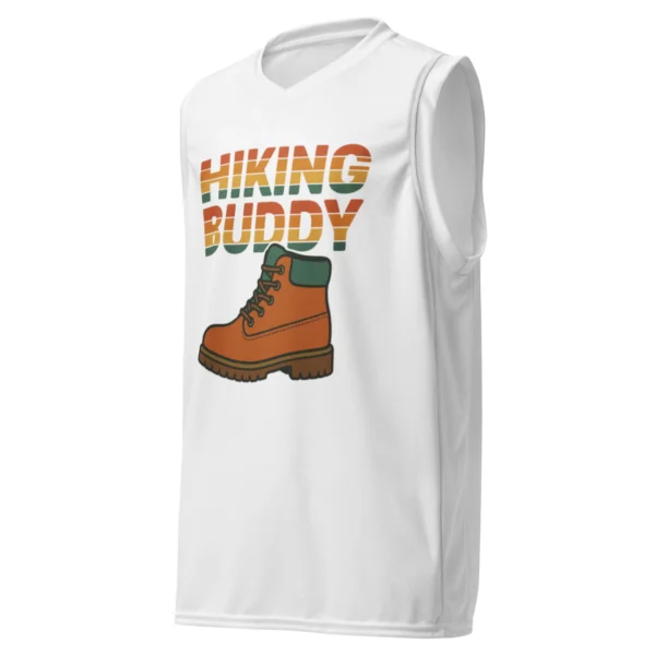 Recycled Unisex Hiking Buddy Basketball Jersey