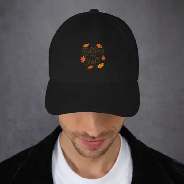 Falling for Fall Dad Hat - Adjustable Autumn Cap