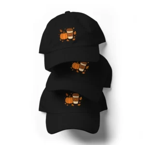 Fall Aesthetic Dad Hat – Seasonal Leaves Adjustable Cap
