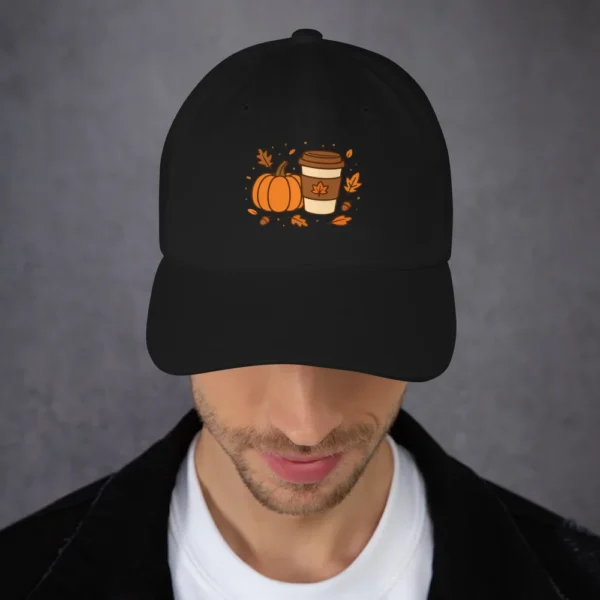 Fall Aesthetic Dad Hat – Seasonal Leaves Adjustable Cap