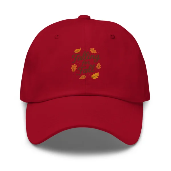 Falling for Fall Dad Hat - Adjustable Autumn Cap